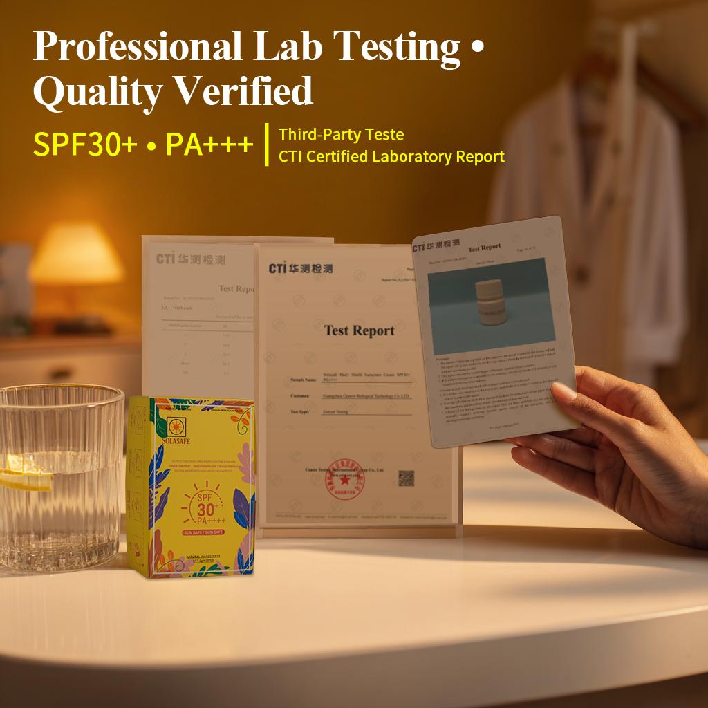 【Sensitive Skin Friendly】SOLASAFE Sunscreen Card SPF30+ PA++++ | 10 Sheets | 2g Full Body | Lightweight | Office Daily Portable